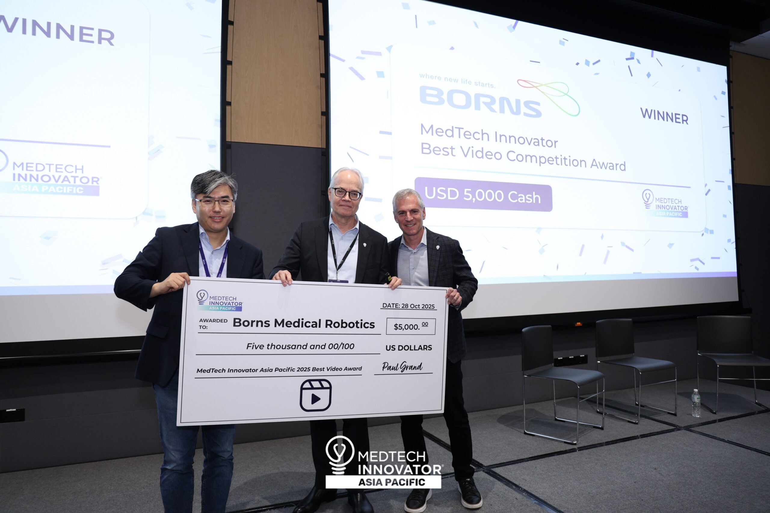 Best Video Award recipient