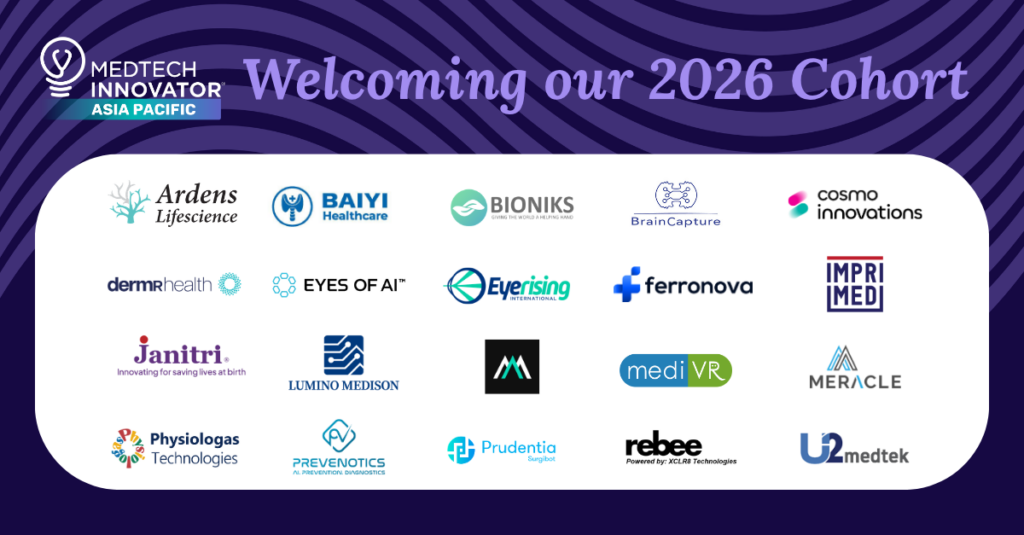 MedTech Innovator Asia Pacific Selects Top 20 Startups for 2026 APAC Accelerator Program from 680+ Applicants