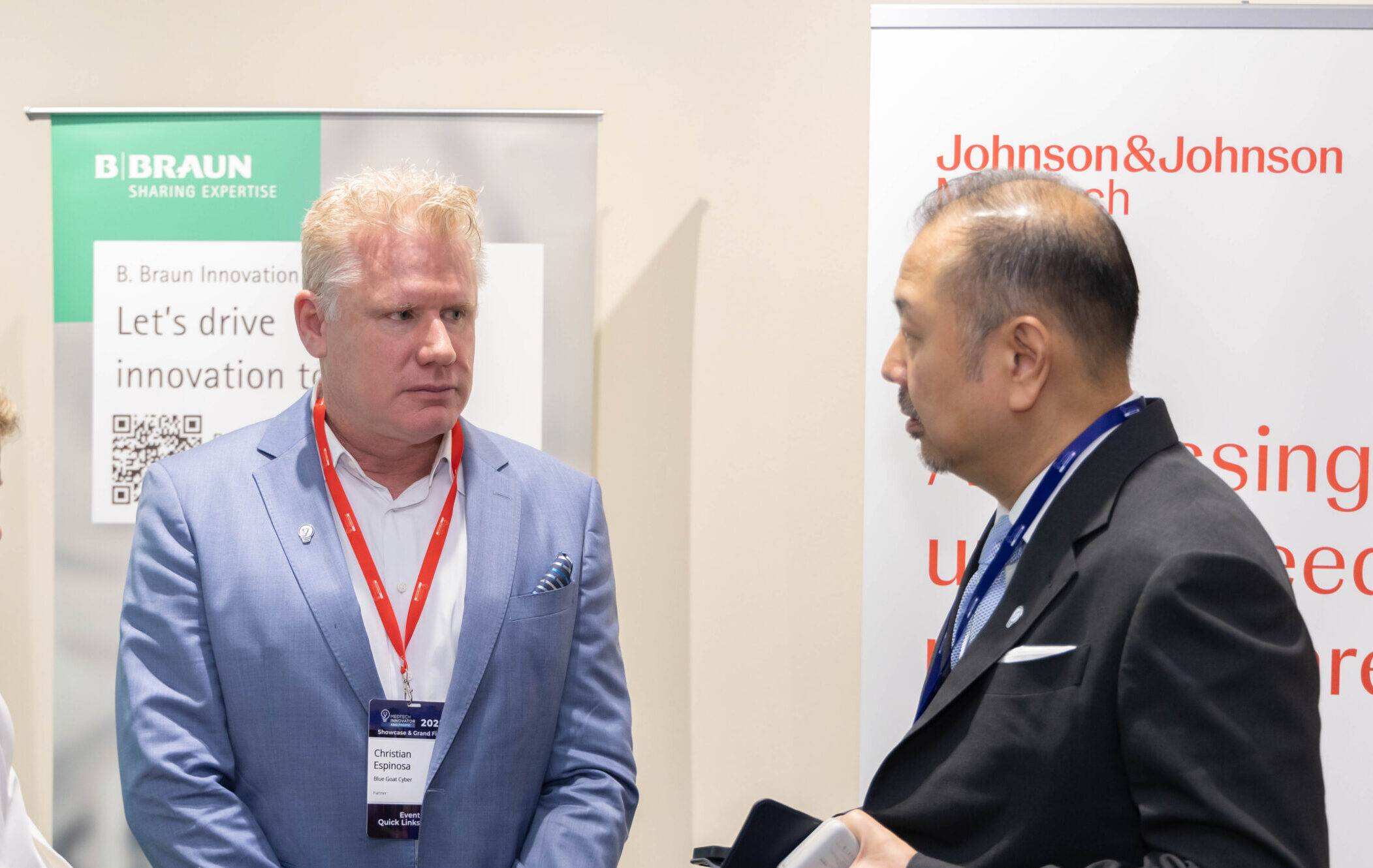 Partner engaging with medtech startups
