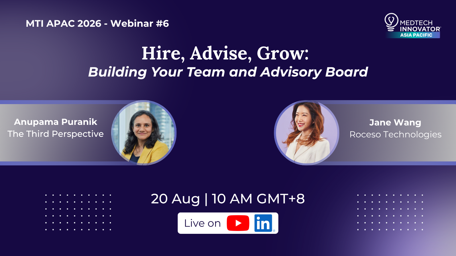 Building Your Team and Advisory Board